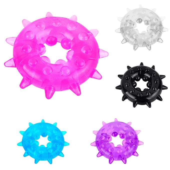Penis Cock Ring Enlarger Sleeve Erection Enhancer Delay Ejaculation Male Sex Toys for Men Couples