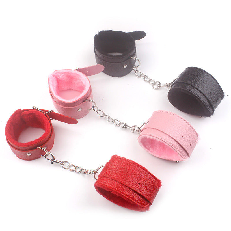Bondage Set Kit HANDCUFFS BDSM Fetish Sex Ankle Restraint Role Play Toys for Couples