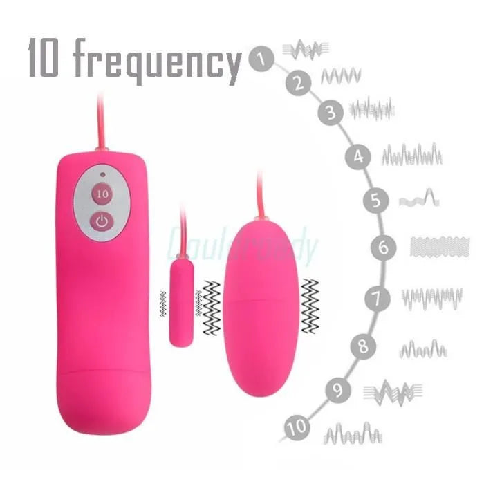 Vibrating Dual Egg Bullet Anal Butt Plug Sex Toy for Men Women Couple Masturbator Massager
