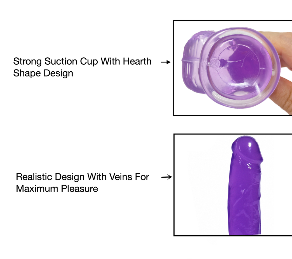 9" Realistic Dildo Suction Cup Thick Veiny Dong Giant Cock With Ball Sex Toys For Men Women Couples