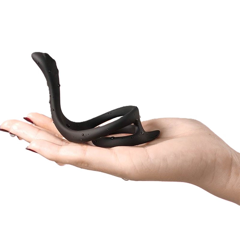 Penis Cock Ring Sleeve Erection Enhancer Delay Ejaculation Male Sex Toys for Men Couples