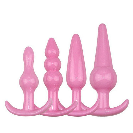 Anal Butt Plug Prostate Massager Set Kit Sex Toys for Men Women LGBTQ Couples Gay