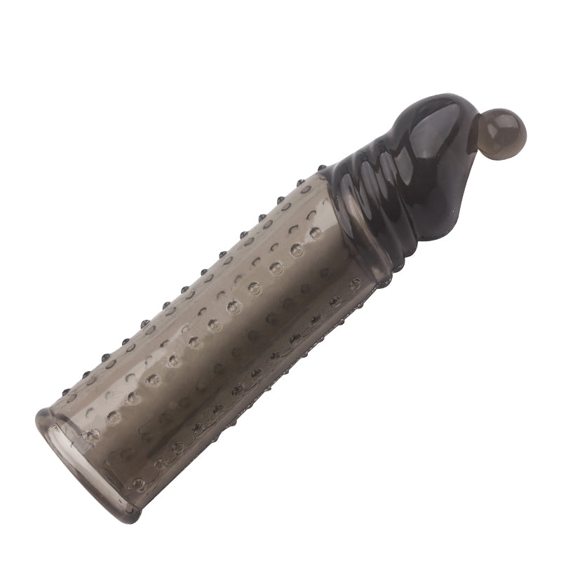 Reusable Penis Sleeve 4.5cm Extra Extender Enlarger Condom Ejaculation Aid Sex Toys for Men Couples