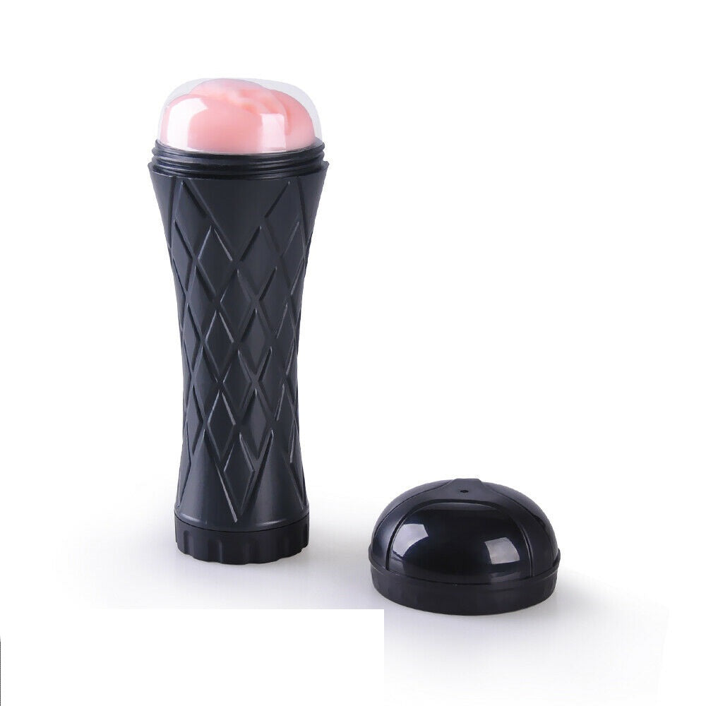 Male Vagina Shape Masturbation Cup Stroker Flesh Light Sleeve Masturbator Sex Toys for Men