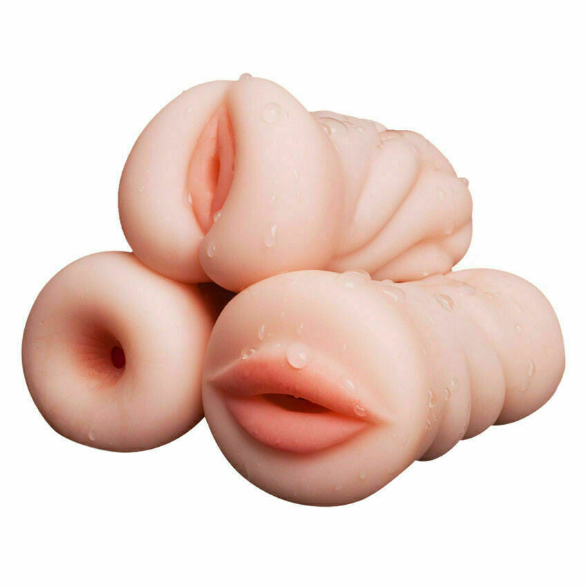 Male Anal Shape Masturbation Cup Stroker Flesh Light Sleeve Masturbator Sex Toys for Men