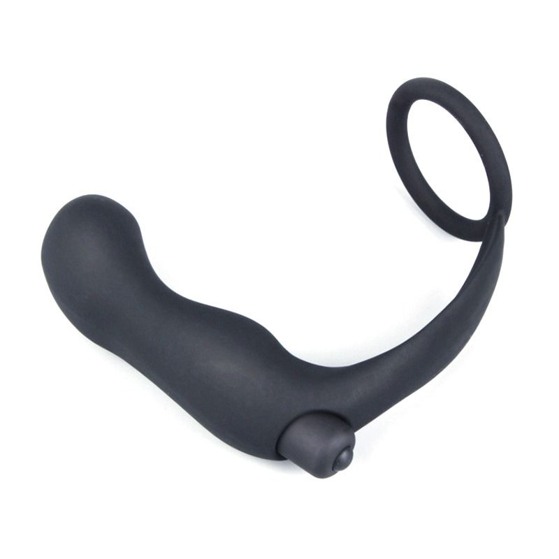 Vibrating Penis Cock Ring & Anal Butt Plug Prostate Massager Sex Toys for Men Woman Couples LGBTQ Gay