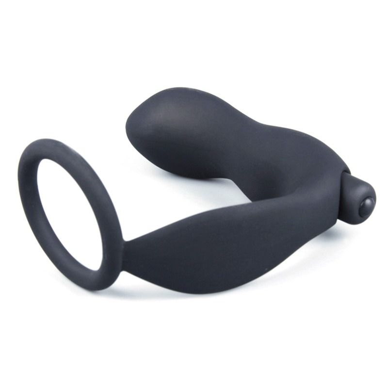 Vibrating Penis Cock Ring & Anal Butt Plug Prostate Massager Sex Toys for Men Woman Couples LGBTQ Gay