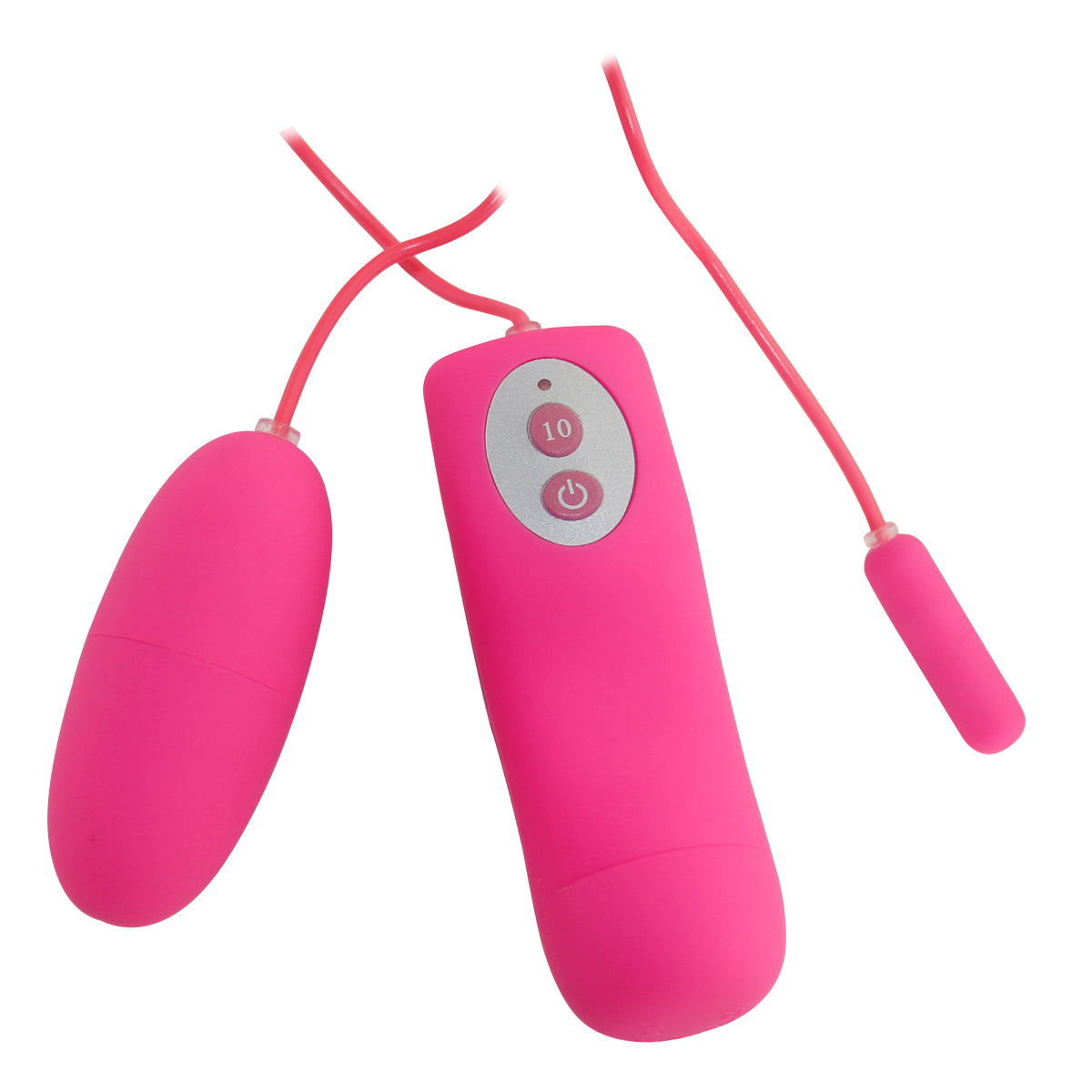 Vibrating Dual Egg Bullet Anal Butt Plug Sex Toy for Men Women Couple Masturbator Massager