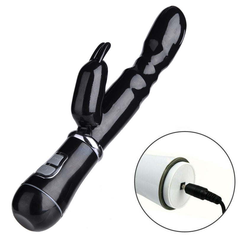 Pussy Vagina G-Spot Rabbit Vibrator Anal Butt Plug Sex Toys for Men Women Couples LGBTQ Gay Masturbator