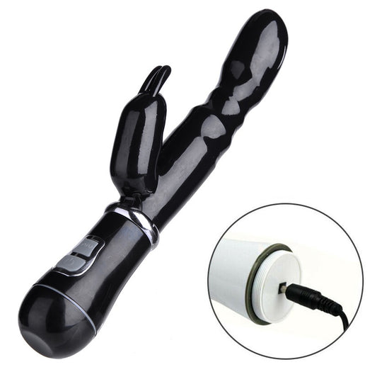 Pussy Vagina G-Spot Rabbit Vibrator Anal Butt Plug Sex Toys for Men Women Couples LGBTQ Gay Masturbator
