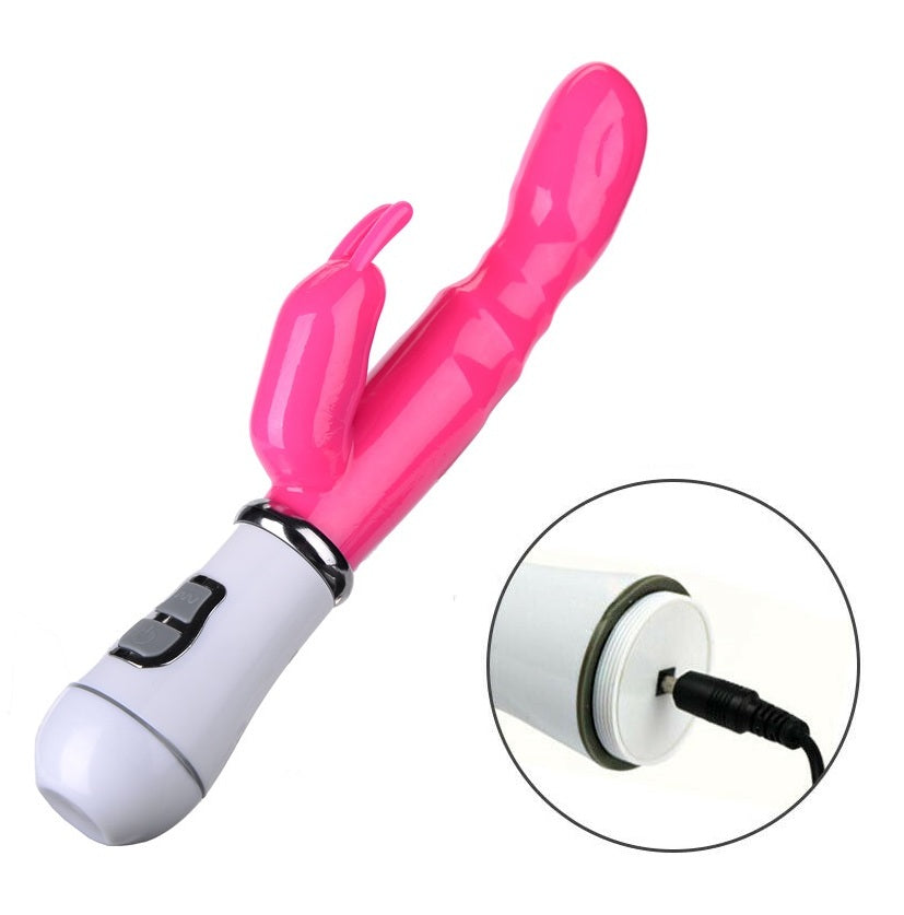 Pussy Vagina G-Spot Rabbit Vibrator Anal Butt Plug Sex Toys for Men Women Couples LGBTQ Gay Masturbator