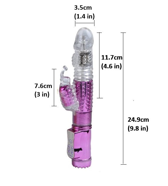 Pussy Vagina Rabbit G-Spot Vibrator Anal Butt Plug Sex Toys for Men Women Couples LGBTQ Gay Masturbator