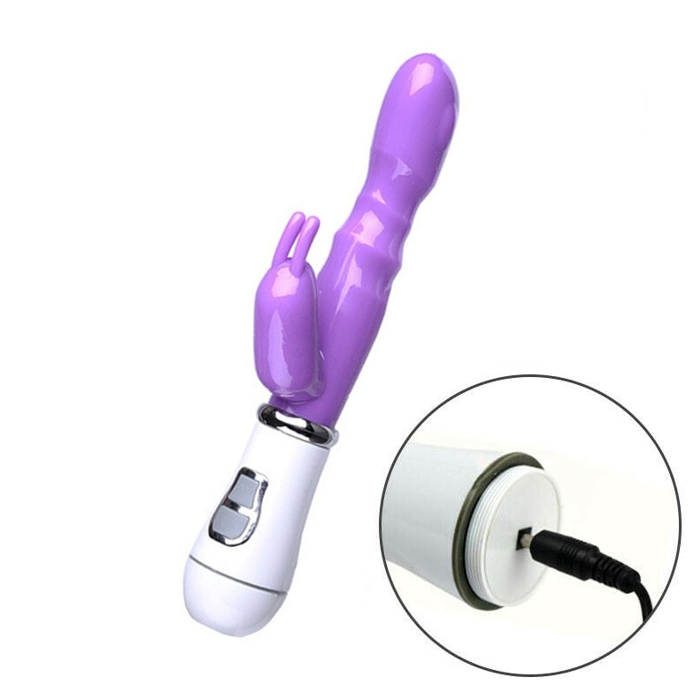 Pussy Vagina G-Spot Rabbit Vibrator Anal Butt Plug Sex Toys for Men Women Couples LGBTQ Gay Masturbator