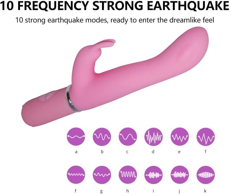 Pussy Vagina Rabbit G-Spot Vibrator Anal Butt Plug Sex Toys for Men Women Couples LGBTQ Gay Masturbator