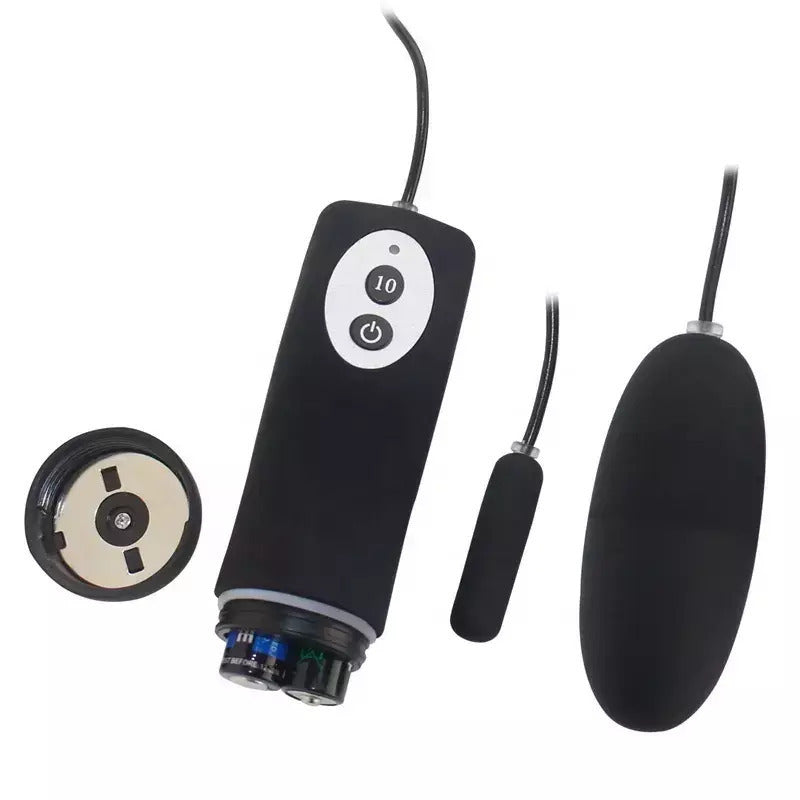 Vibrating Dual Egg Bullet Anal Butt Plug Sex Toy for Men Women Couple Masturbator Massager