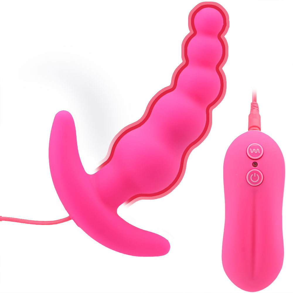 Vibrating Anal Butt Plug Beads Prostate Massager Sex Toys for Men Woman Couples LGBTQ Gay
