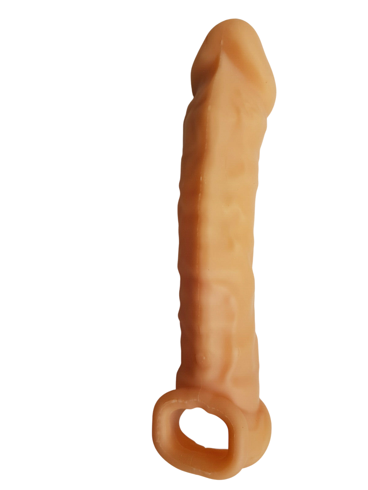 9" BIG GUN Reusable Penis Sleeve Extender Enlarger Condom Ball Loop Sex Toys for Men Couples LGBTQ Gay