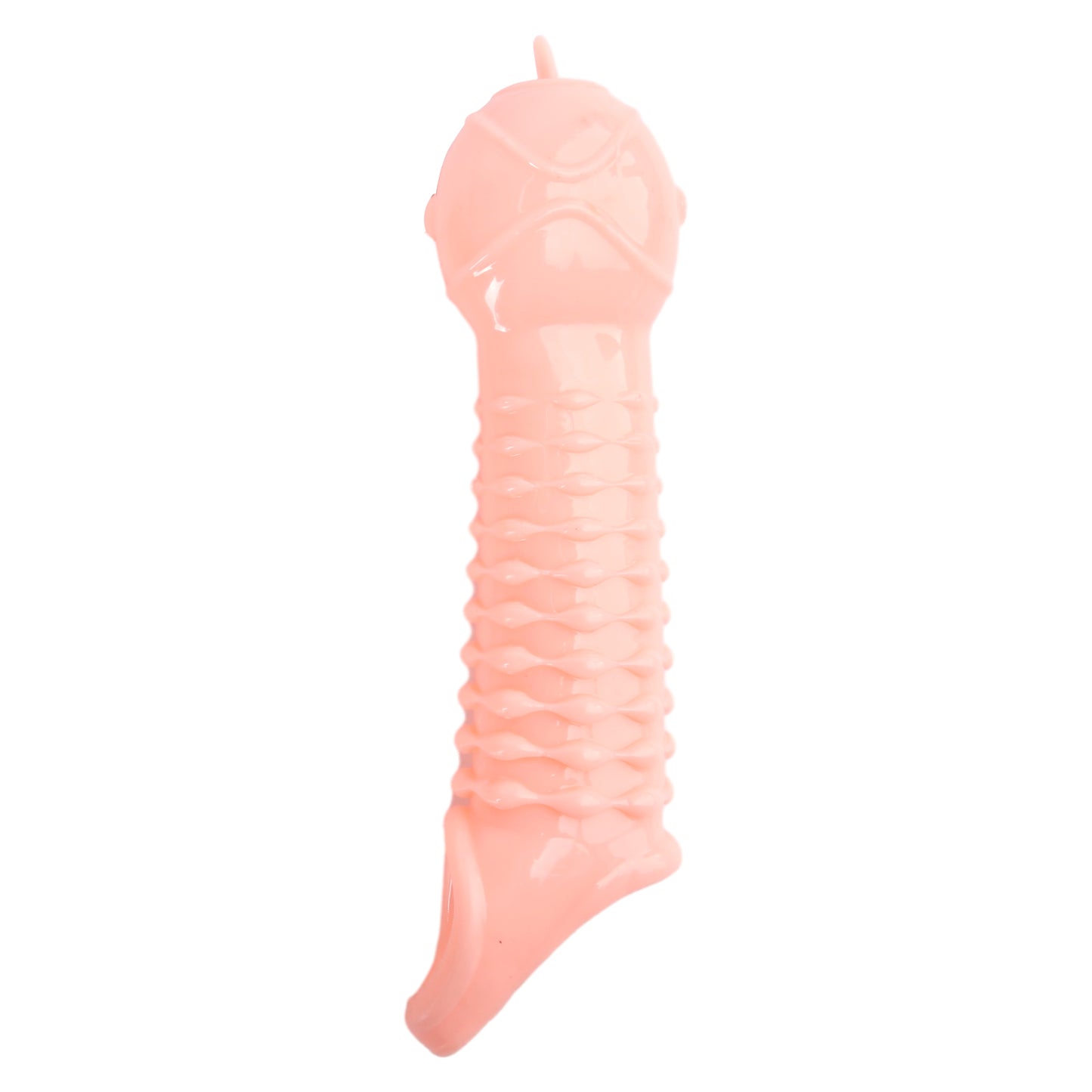 Reusable Condom Penis Sleeve Extender Enlarger Ball Loop Girth Sheath Sex Toys for Men Couples