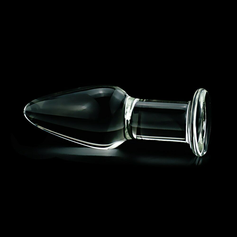 Crystal Glass Anal Butt Plug G-Spot Stimulation Dildo Non- Vibrator Masturbator Sex Toys for Men Women Couples Gay LGBTQ