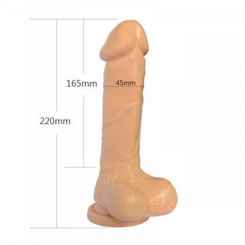 8" Dildo Penis Dong Anal Butt Plug Non- Vibrator Sex Toys for Men Women Couples LGBTQ Gay