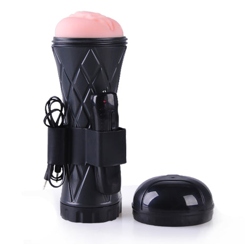 Vibrating Masturbator Cup Penis Flesh Light Sleeve Stroker Sex Toys for Men Remote Control