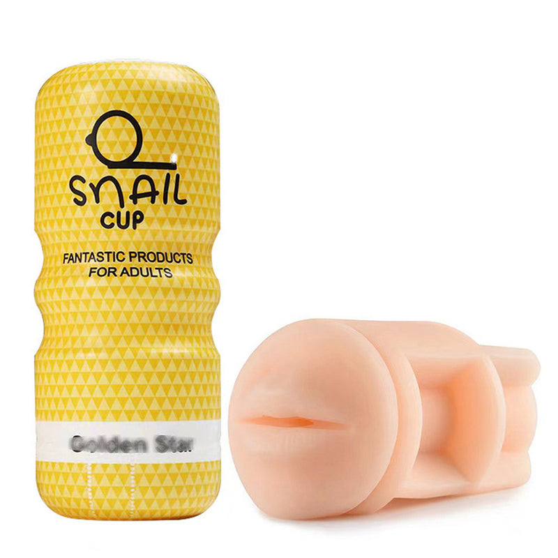 Male Mouth Shape Masturbation Cup Stroker Flesh Light Sleeve Masturbator Sex Toys for Men