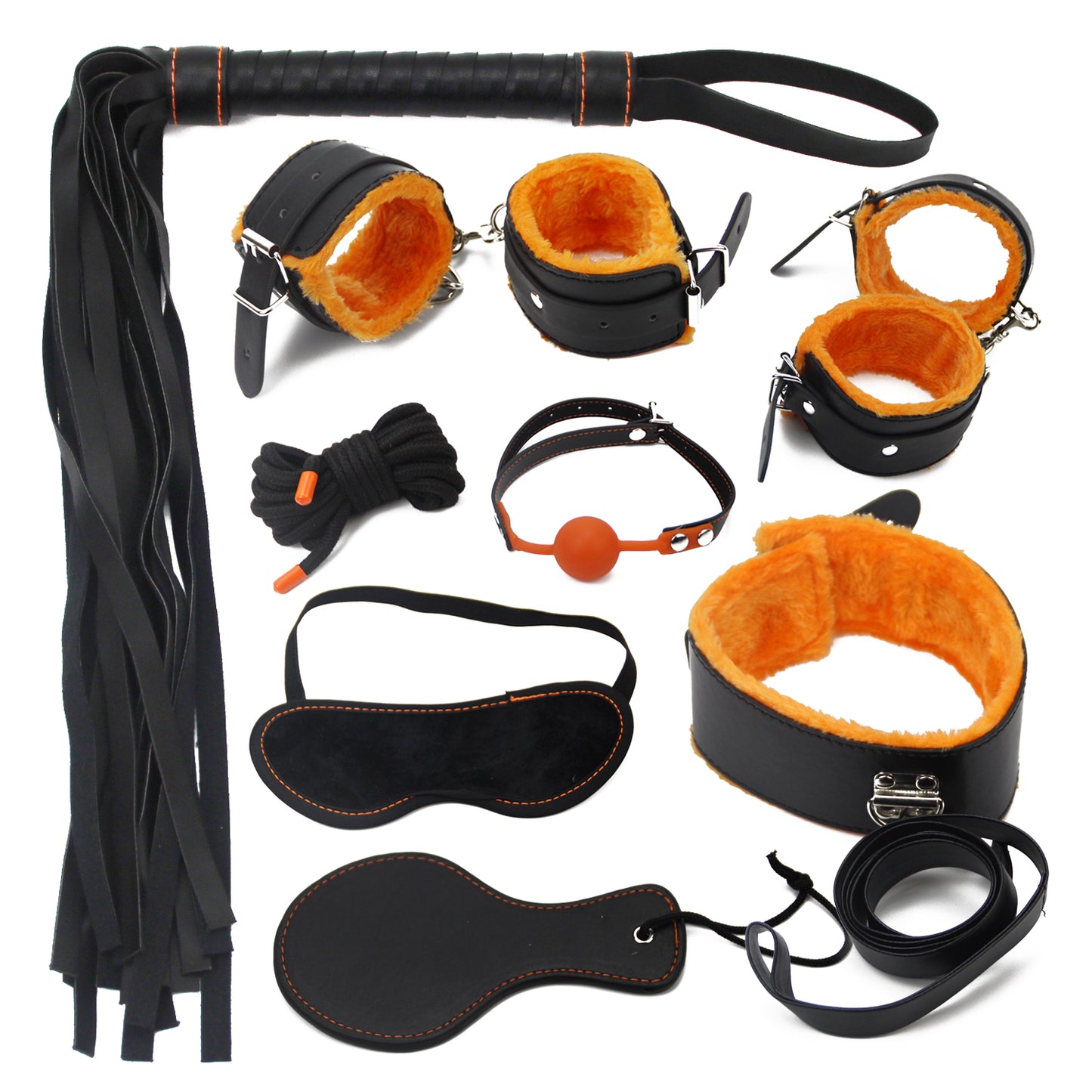 Bondage Set Kit Blindfold Restraint Collar Restraint BDSM Sex Toys for Couples Men Women |Present for Her Him