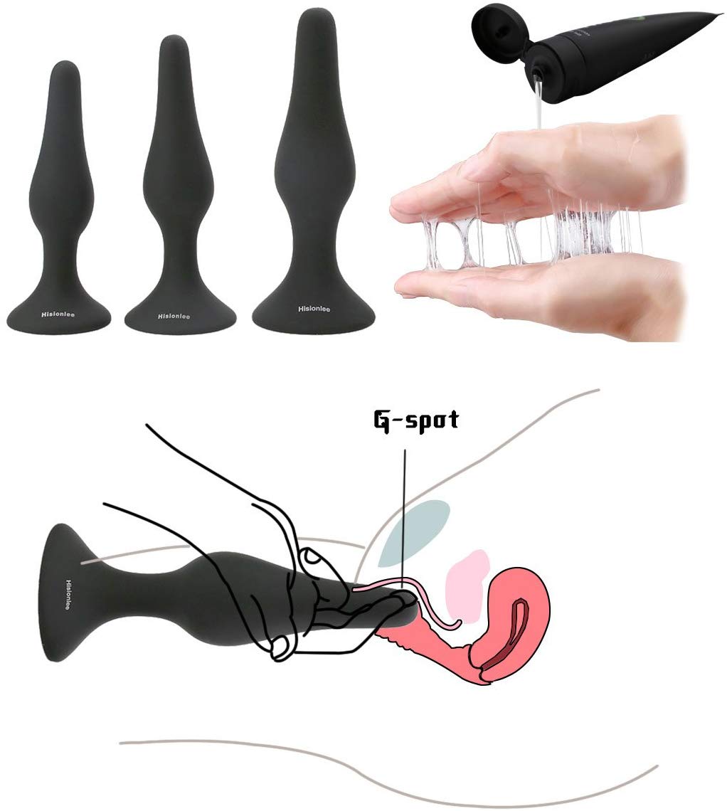 Anal Butt Plug Set Kit Dildo Enema Bulb Prostate Massager Sex Toys for Men Women LGBTQ Couples Gay
