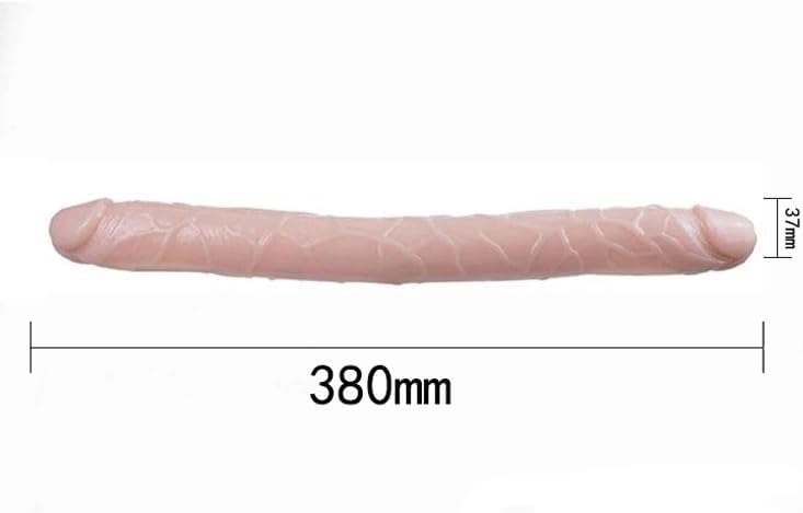 15" Double Ended Dildo Anal Butt Plug Dong Adults Sex Toys for Men Women Couples Gay Lesbian