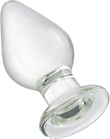 Crystal Glass Anal Butt Plug G-Spot Stimulation Dildo Non- Vibrator Masturbator Sex Toys for Men Women Couples Gay LGBTQ