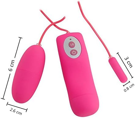Vibrating Dual Egg Bullet Anal Butt Plug Sex Toy for Men Women Couple Masturbator Massager