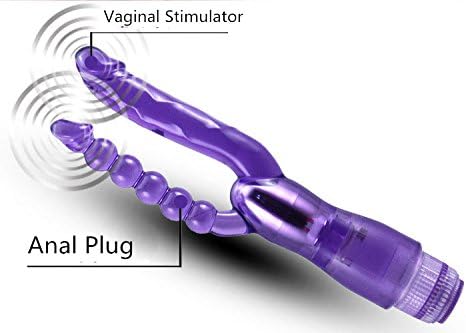 Pussy Vagina G-Spot Dual Vibrator Anal Butt Plug Sex Toys for Men Women Couples LGBTQ Gay Masturbator
