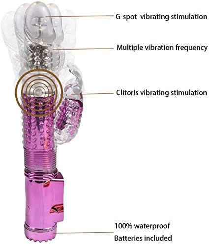 Pussy Vagina Rabbit G-Spot Vibrator Anal Butt Plug Sex Toys for Men Women Couples LGBTQ Gay Masturbator