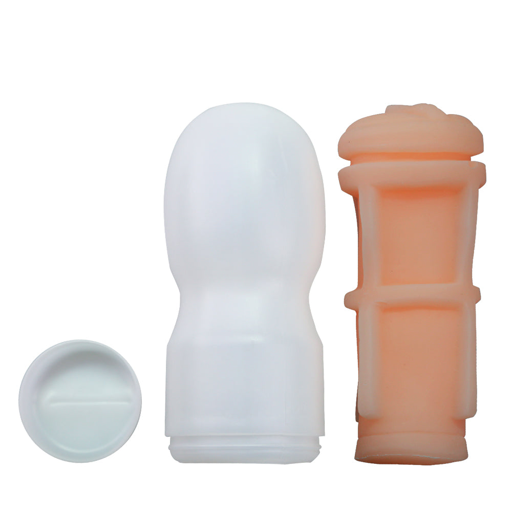 Male Vagina Shape Masturbation Cup Stroker Flesh Light Sleeve Masturbator Sex Toys for Men