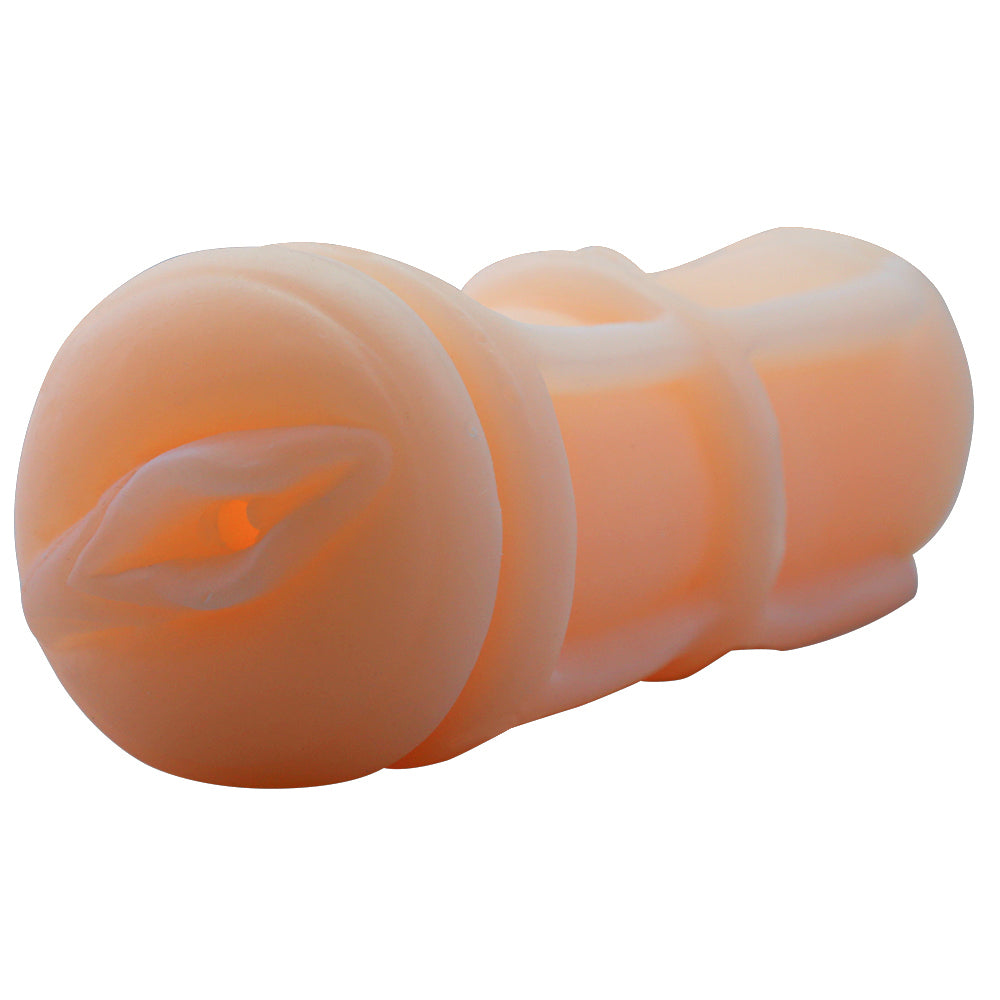 Male Vagina Shape Masturbation Cup Stroker Flesh Light Sleeve Masturbator Sex Toys for Men