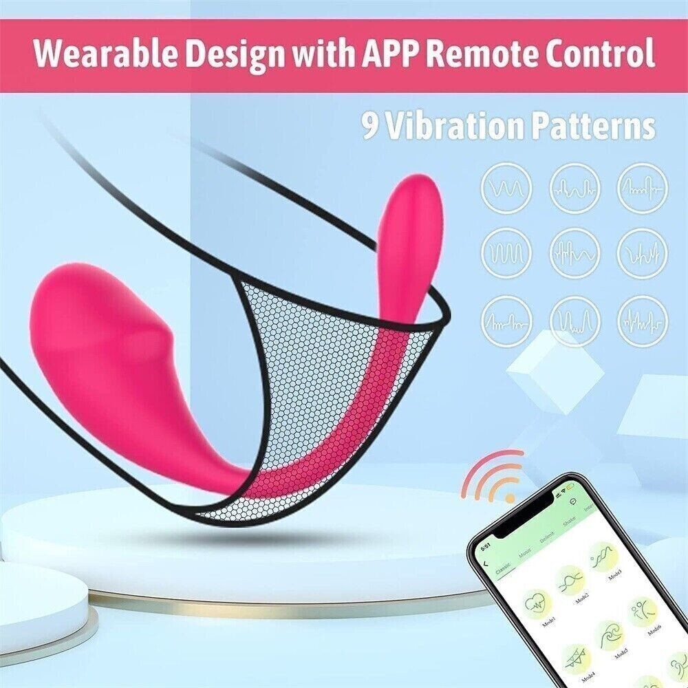 Wearable Clitoral Pussy Underpants Vagina Vibrator G-Spot Massager Masturbator Sex Toys Men Women