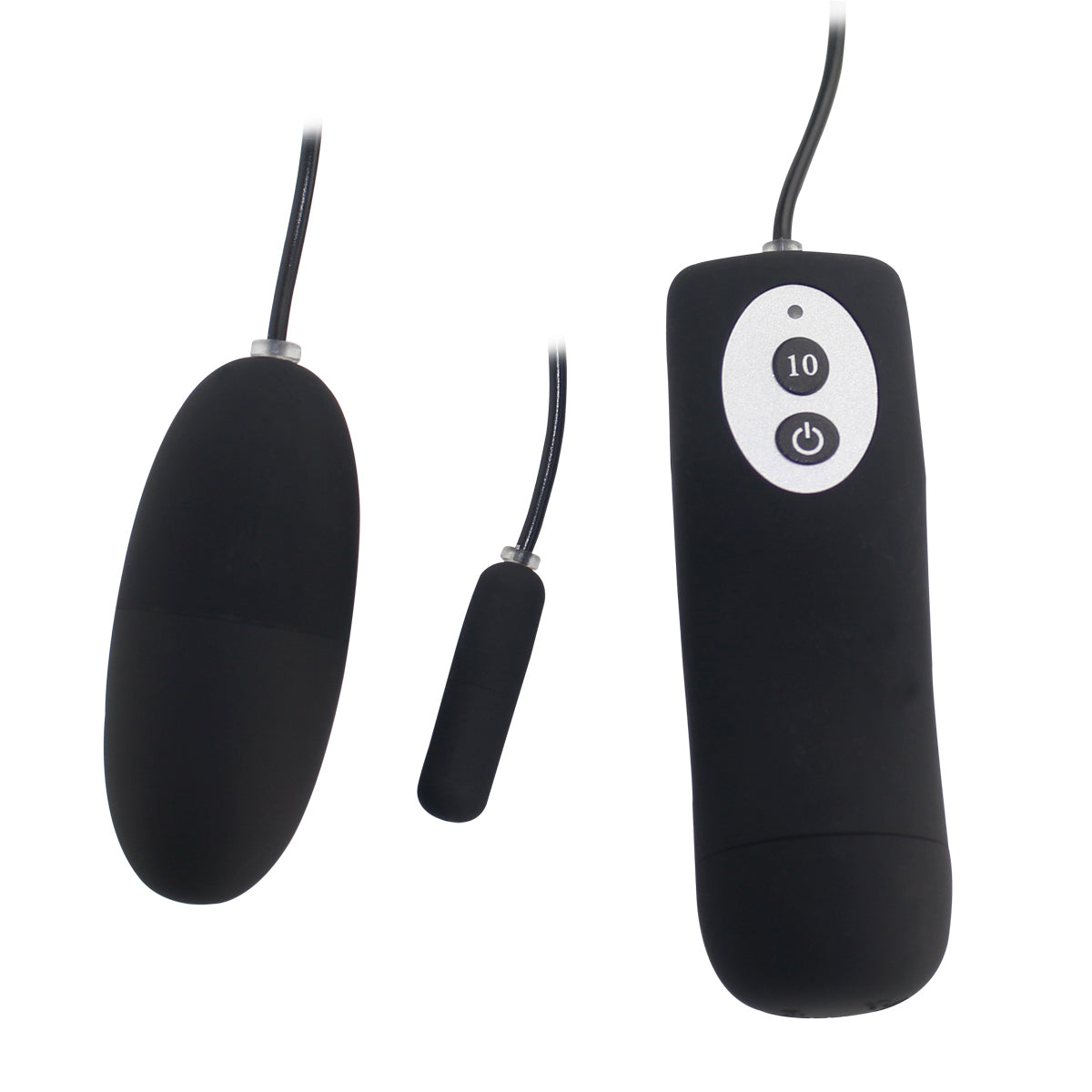 Vibrating Dual Egg Bullet Anal Butt Plug Sex Toy for Men Women Couple Masturbator Massager