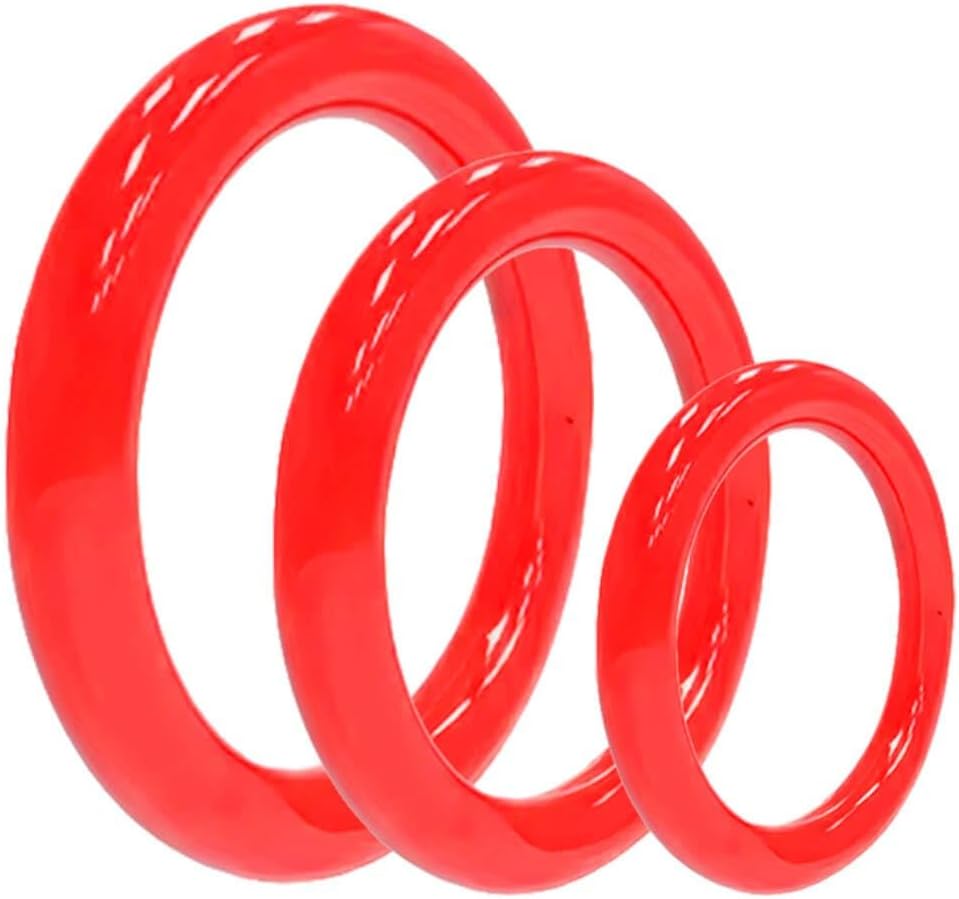 3pcs Penis Cock Ring Enlarger Sleeve Erection Enhancer Delay Ejaculation Male Sex Toys for Men Couples