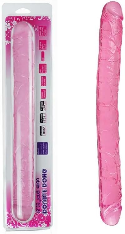 15" Double Ended Dildo Anal Butt Plug Dong Adults Sex Toys for Men Women Couples Gay Lesbian