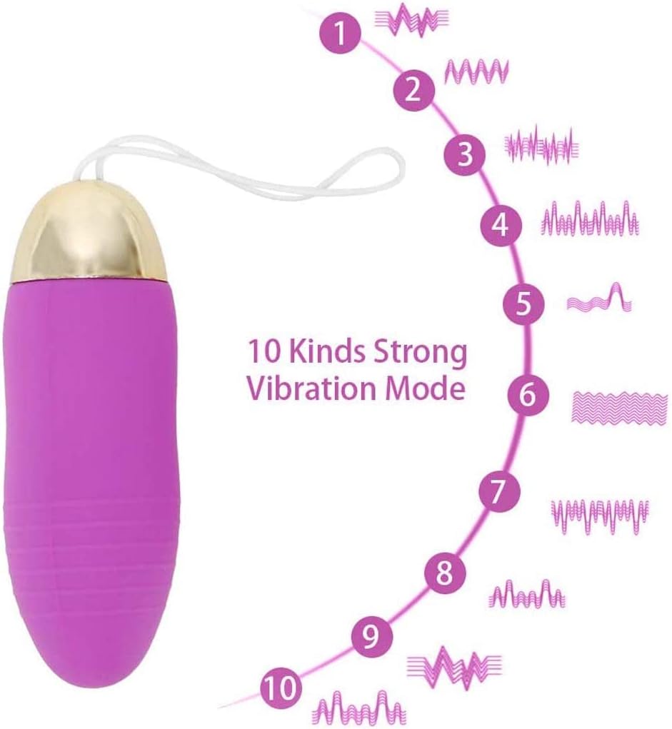 Wireless Remote-Control Vibrating Egg Bullet Vibrator Sex Toy for Men Women Couple Masturbator Massager
