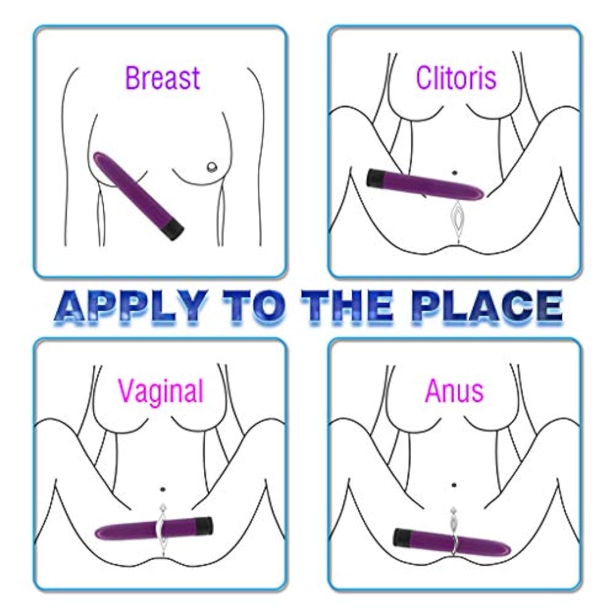 Pussy Vagina Bullet G-Spot Vibrator Anal Butt Plug Sex Toys for Men Women Couples LGBTQ Gay Masturbator