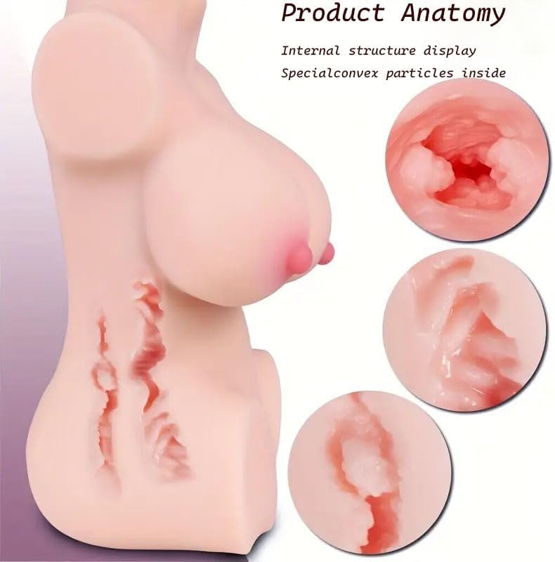 Male Masturbator Realistic Sex Doll Women Body with Boobs & Pussy Breast Anal Ass Hole Sex Toys for Men