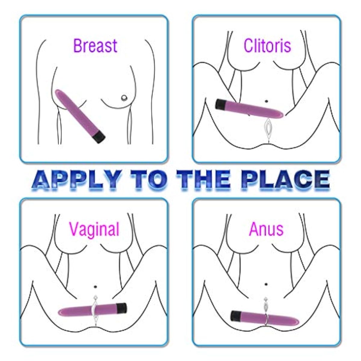 Pussy Vagina Bullet G-Spot Vibrator Anal Butt Plug Sex Toys for Men Women Couples LGBTQ Gay Masturbator