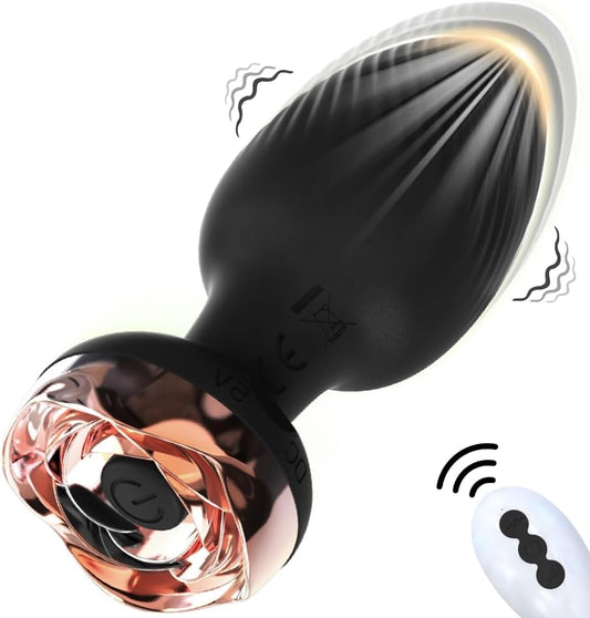 USB Vibrating Anal Butt Plug Dildo Prostate Massager Sex Toys for Men Women Gay LGBTQ