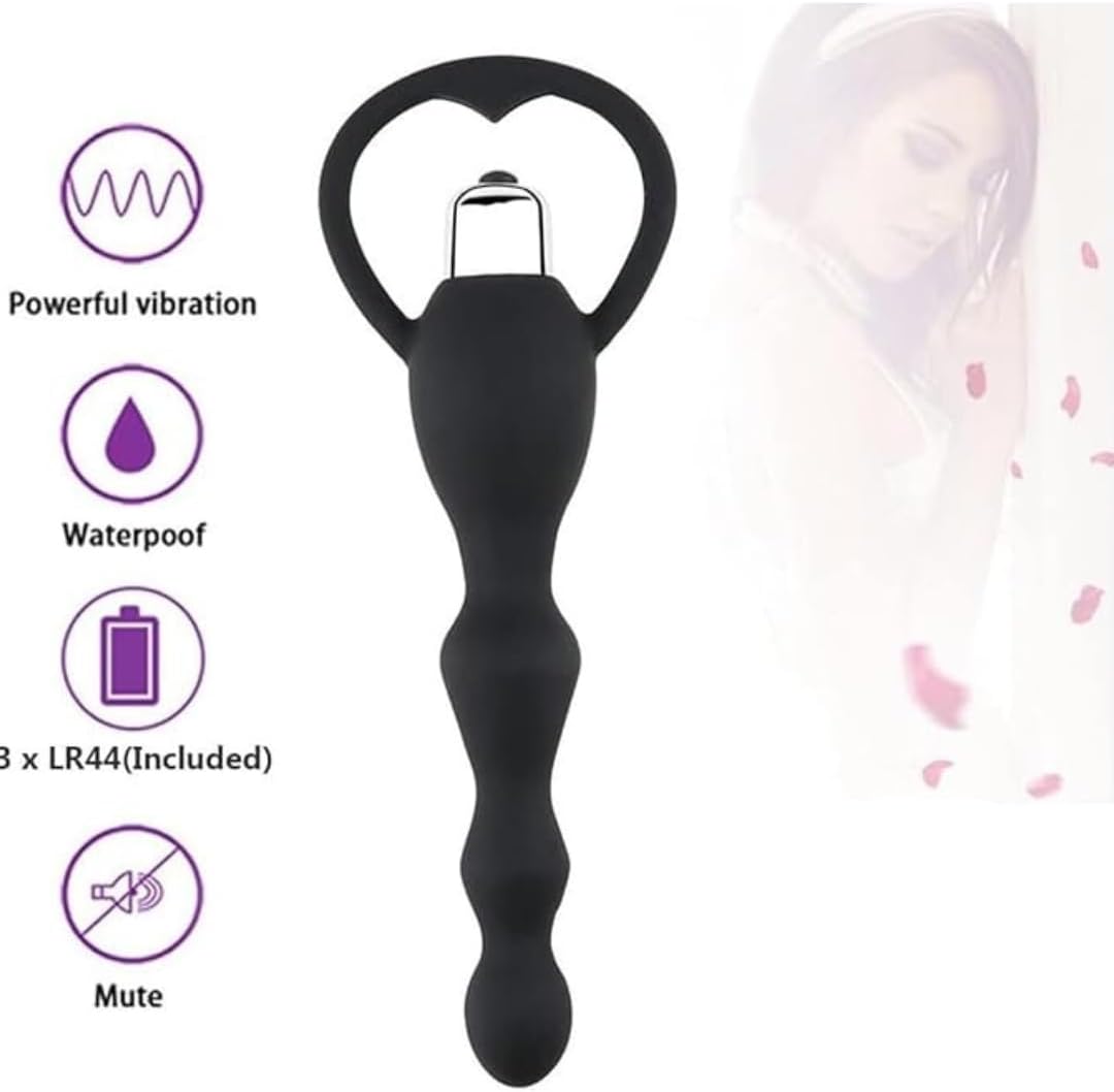 Vibrating Anal Butt Plug Beads Prostate Massager Sex Toys for Men Woman Couples LGBTQ Gay