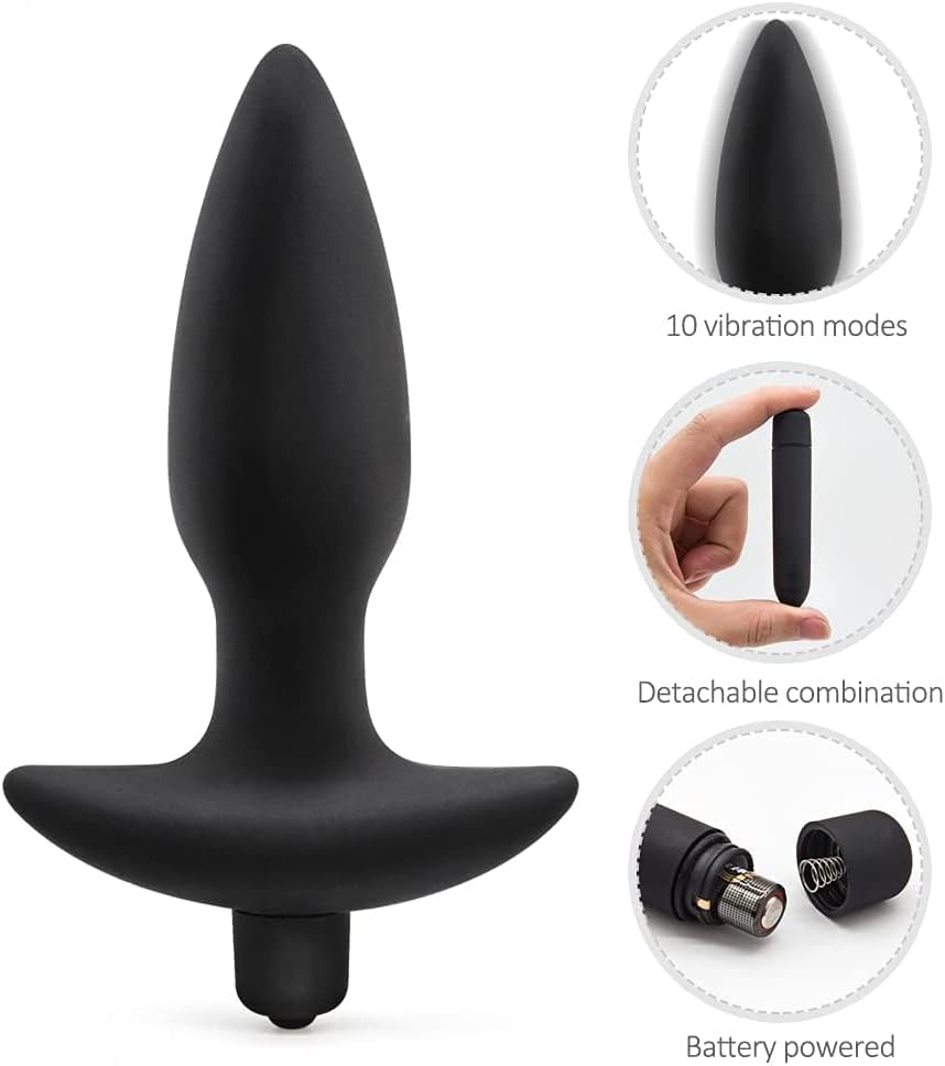 Vibrating Anal Butt Plug Prostate Massager Sex Toys for Men Woman Couples LGBTQ Gay