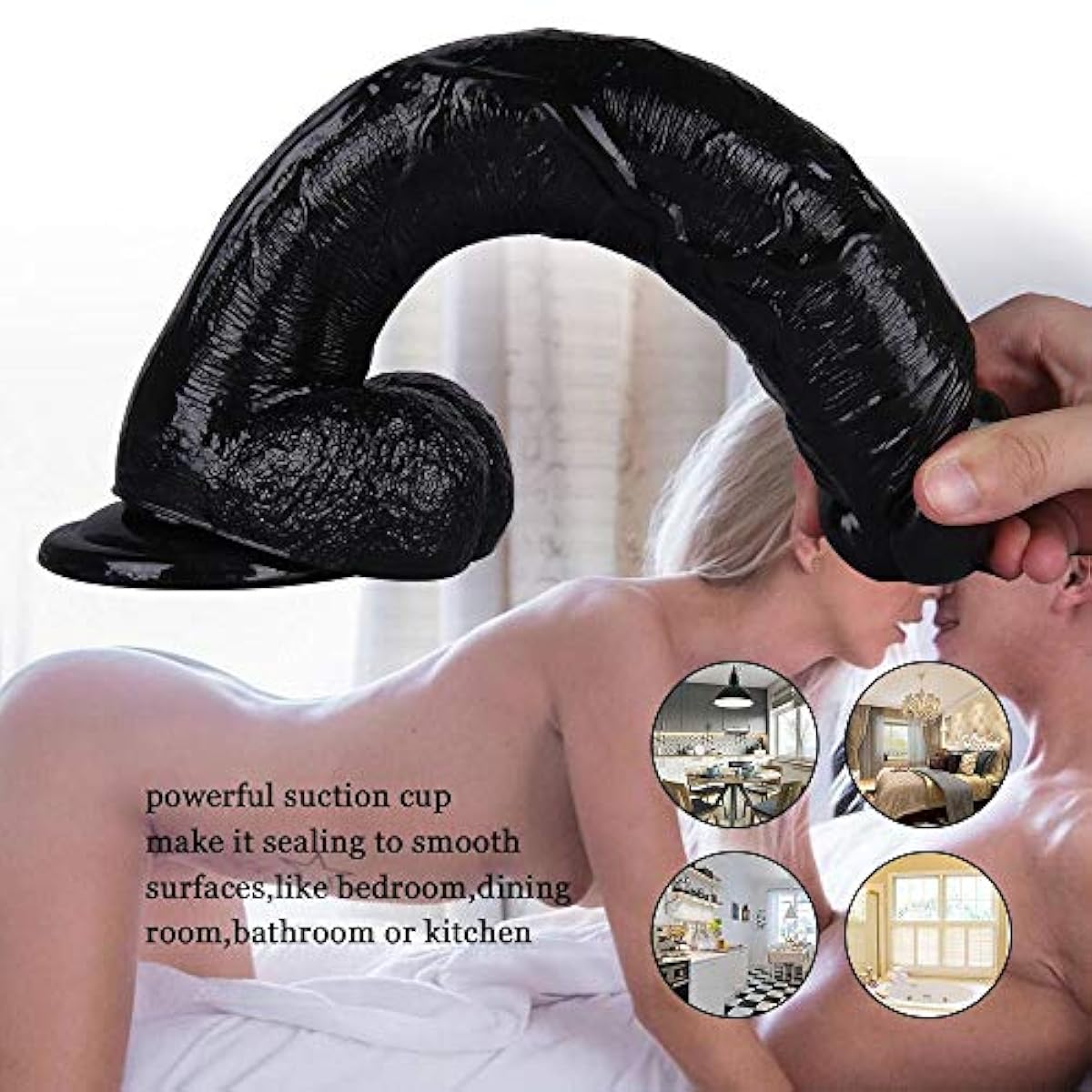 12" Huge Dildo Suction Cup Thick Veiny Dong Large Realistic Giant Cock With Ball Sex Toys For |Men Women Couples