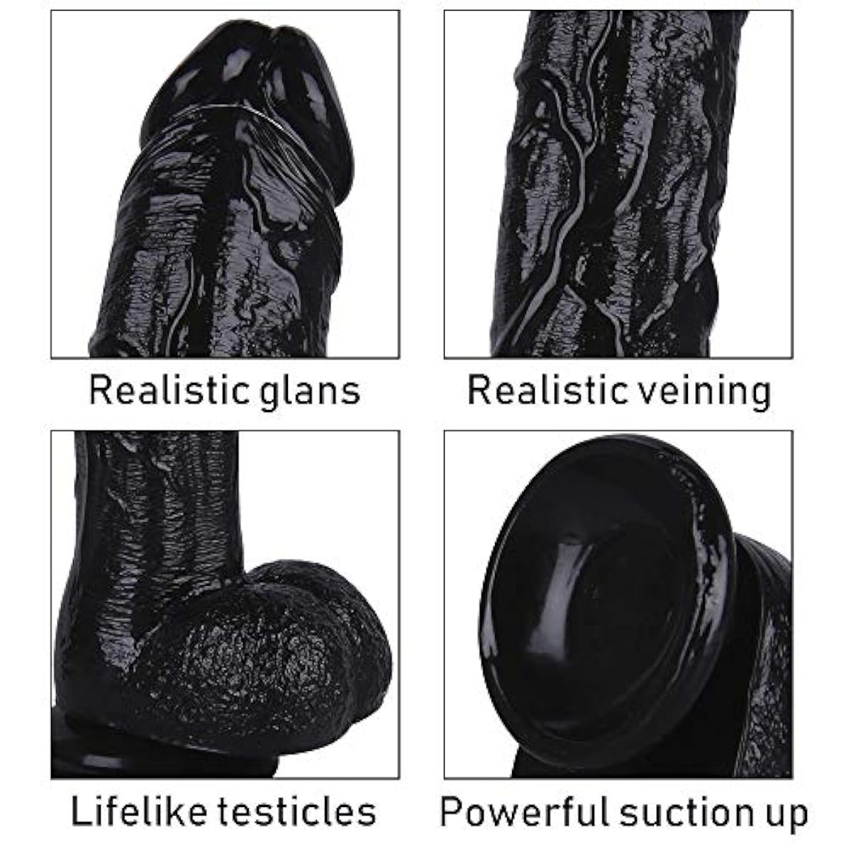 12" Huge Dildo Suction Cup Thick Veiny Dong Large Realistic Giant Cock With Ball Sex Toys For |Men Women Couples