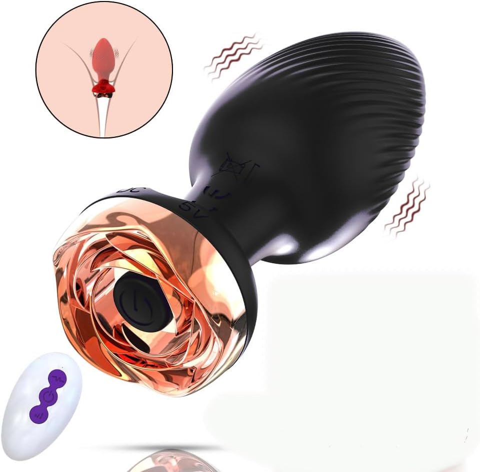 USB Vibrating Anal Butt Plug Dildo Prostate Massager Sex Toys for Men Women Gay LGBTQ