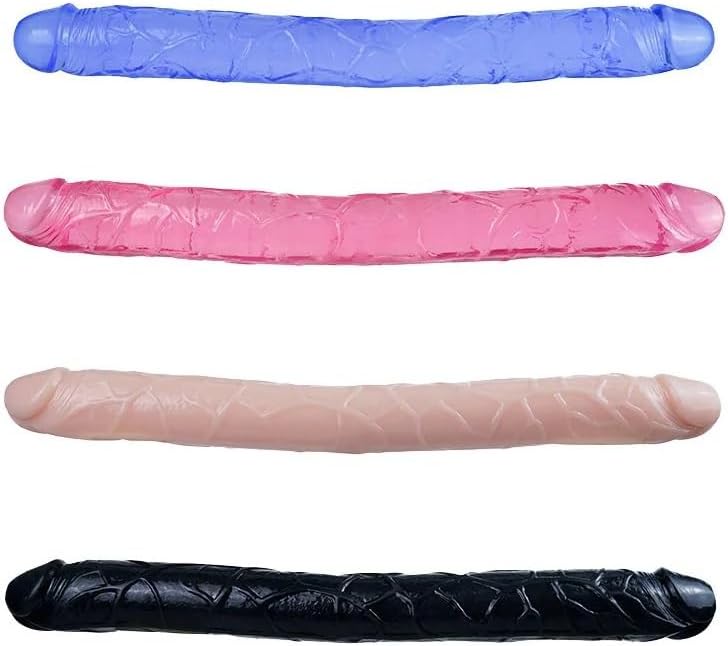 15" Double Ended Dildo Anal Butt Plug Dong Adults Sex Toys for Men Women Couples Gay Lesbian